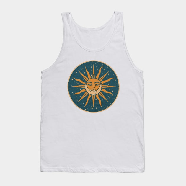 Sun & Moon Tank Top by visionarysea